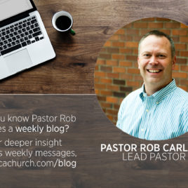 Pastor Rob's Devotional Blog