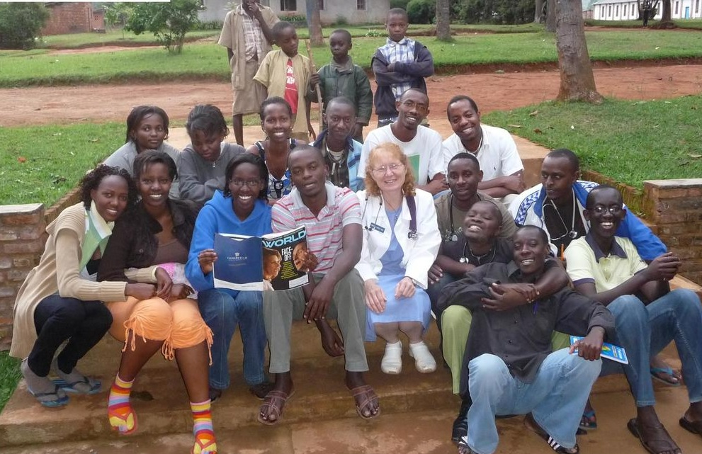 Dr. Pat Rees in Africa